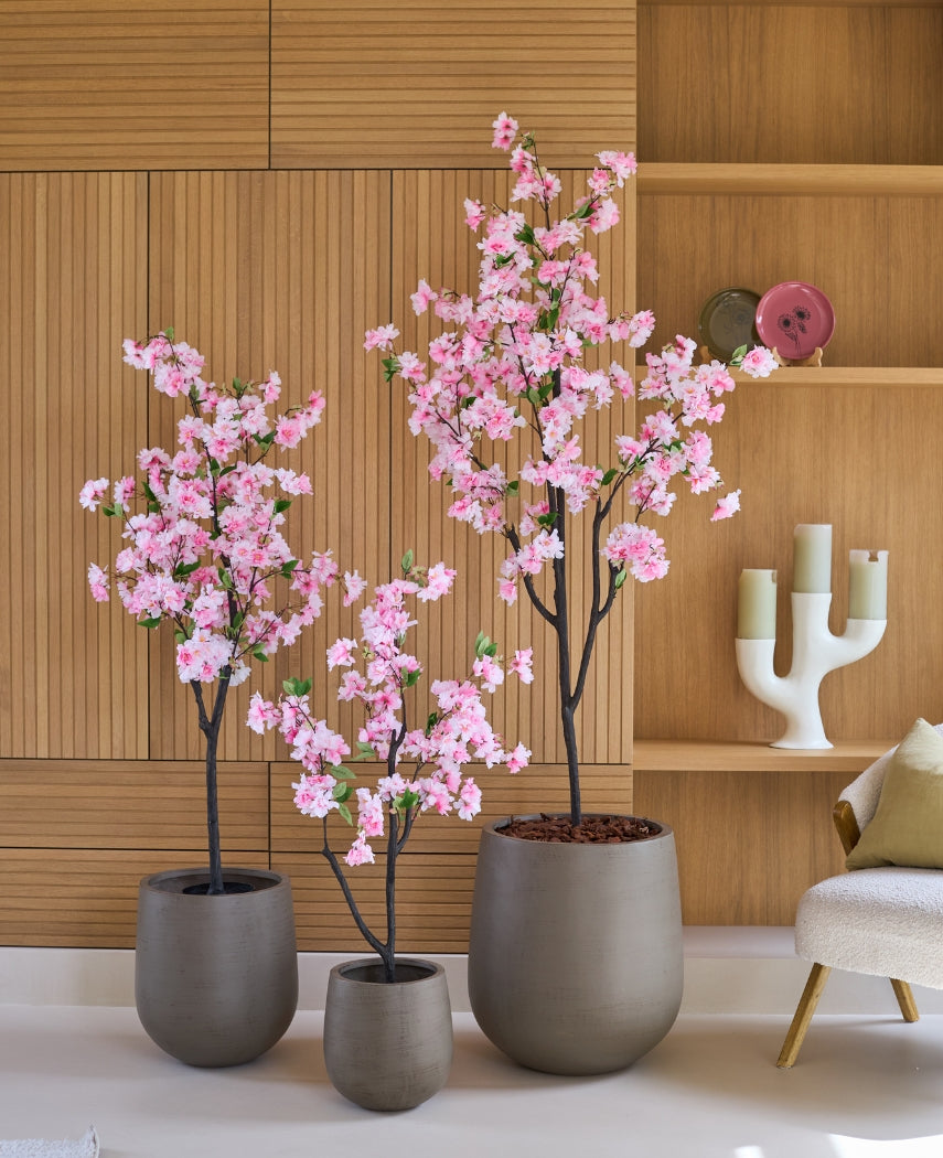 Kunstig Kirsebærtre Rosa 120cm
