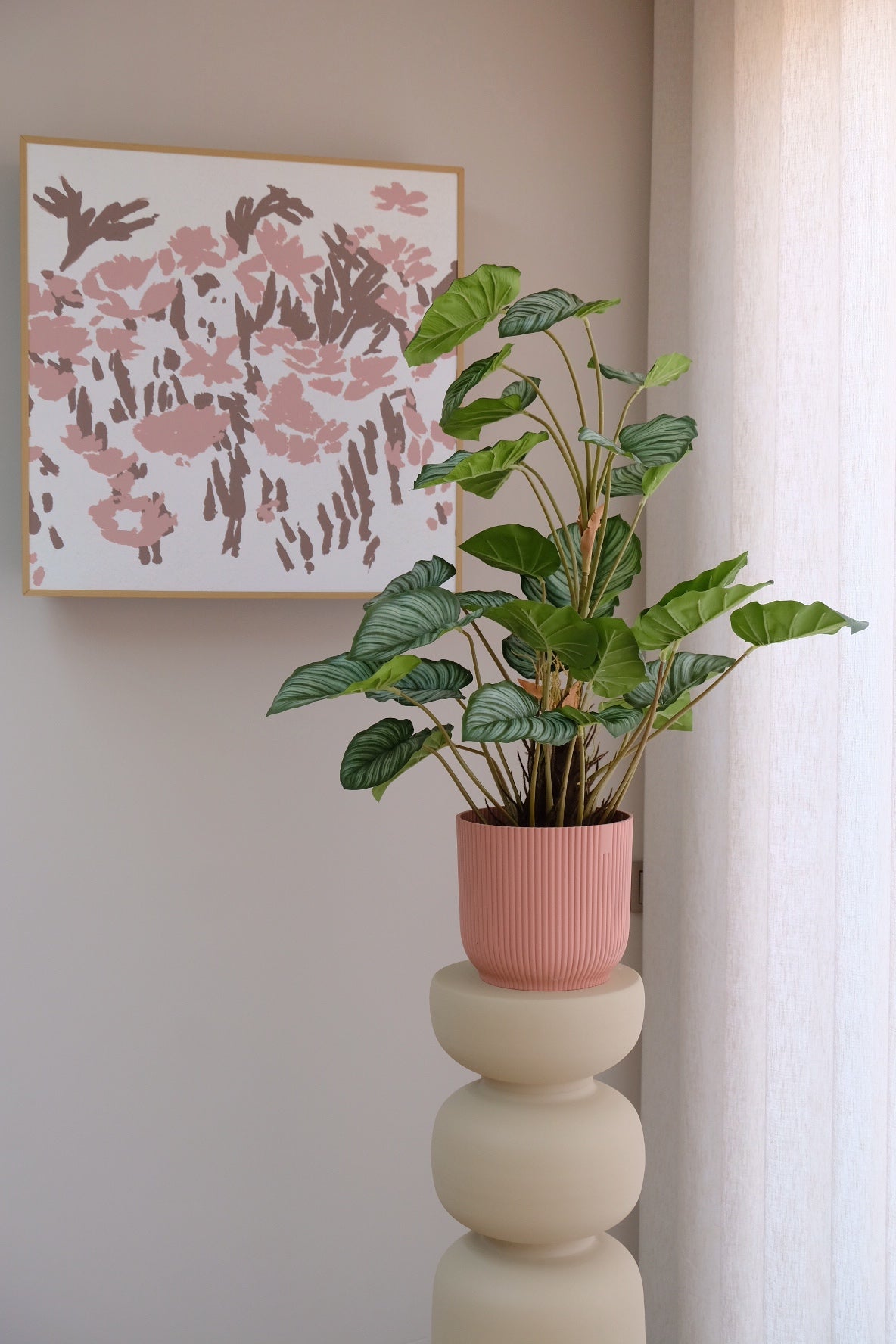 Kunstig Calathea Confusion 90cm