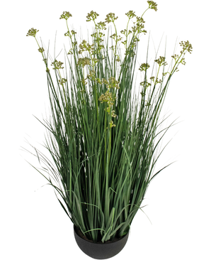 Kunstig Gress Løkblomst Mørkgrønn 100cm