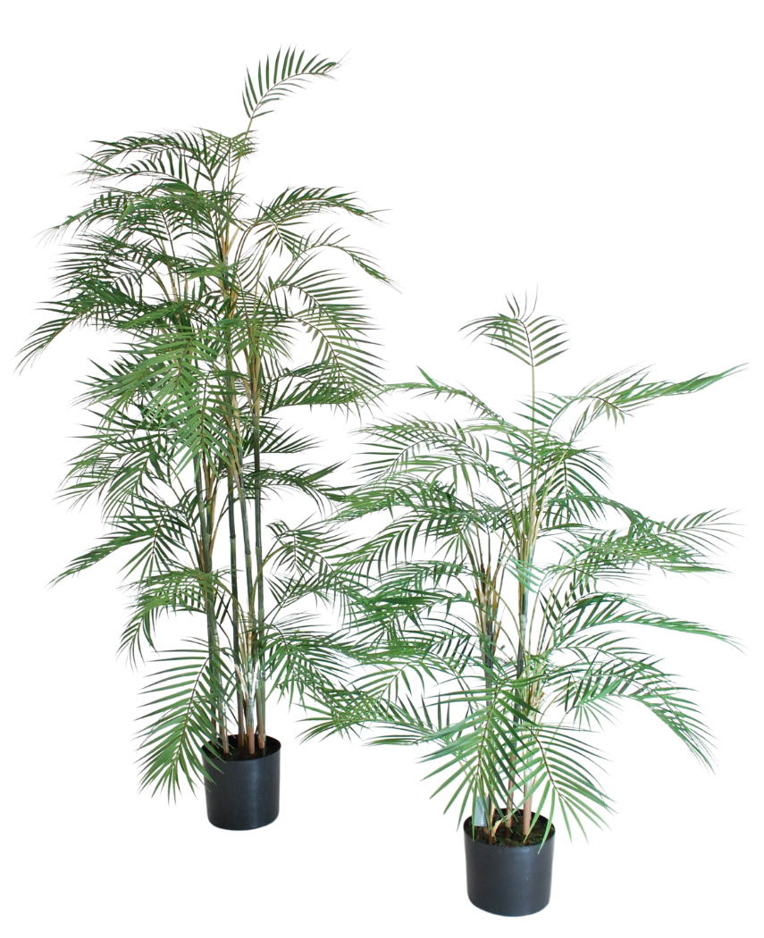 Kunstig Areca Fjær-Palme 120cm