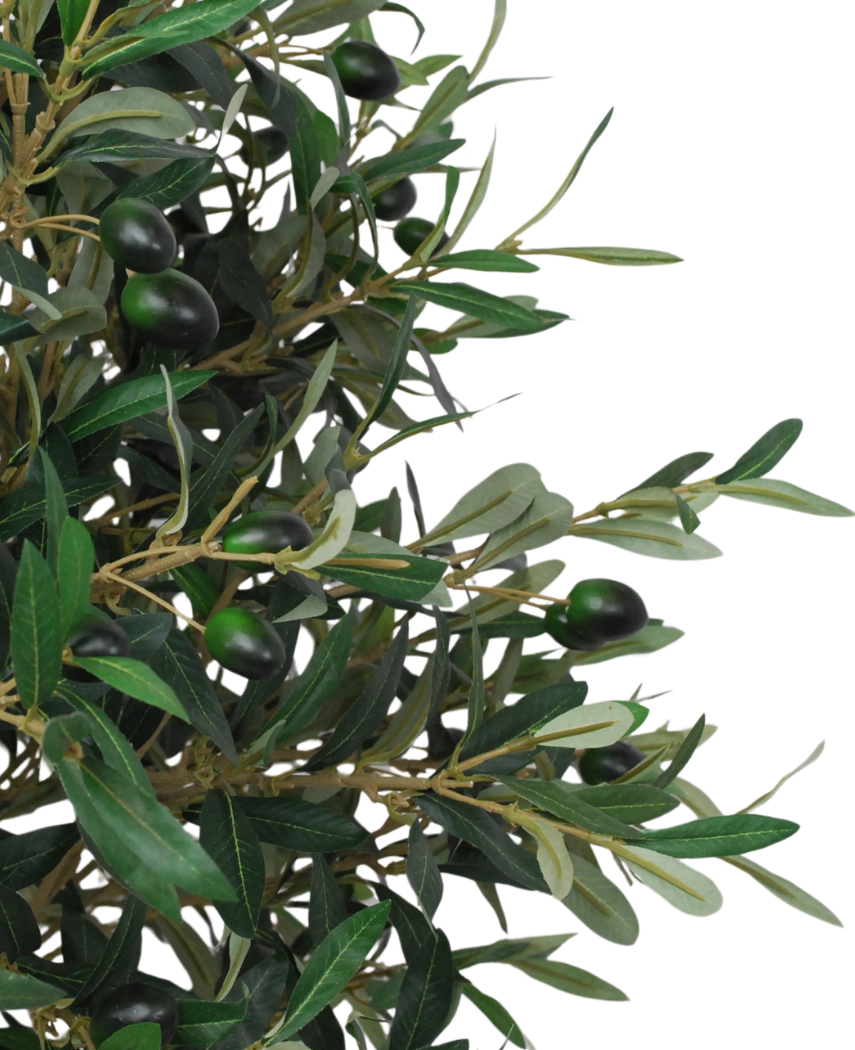 Kunstig Olivenbusk m/Oliven UV 90cm