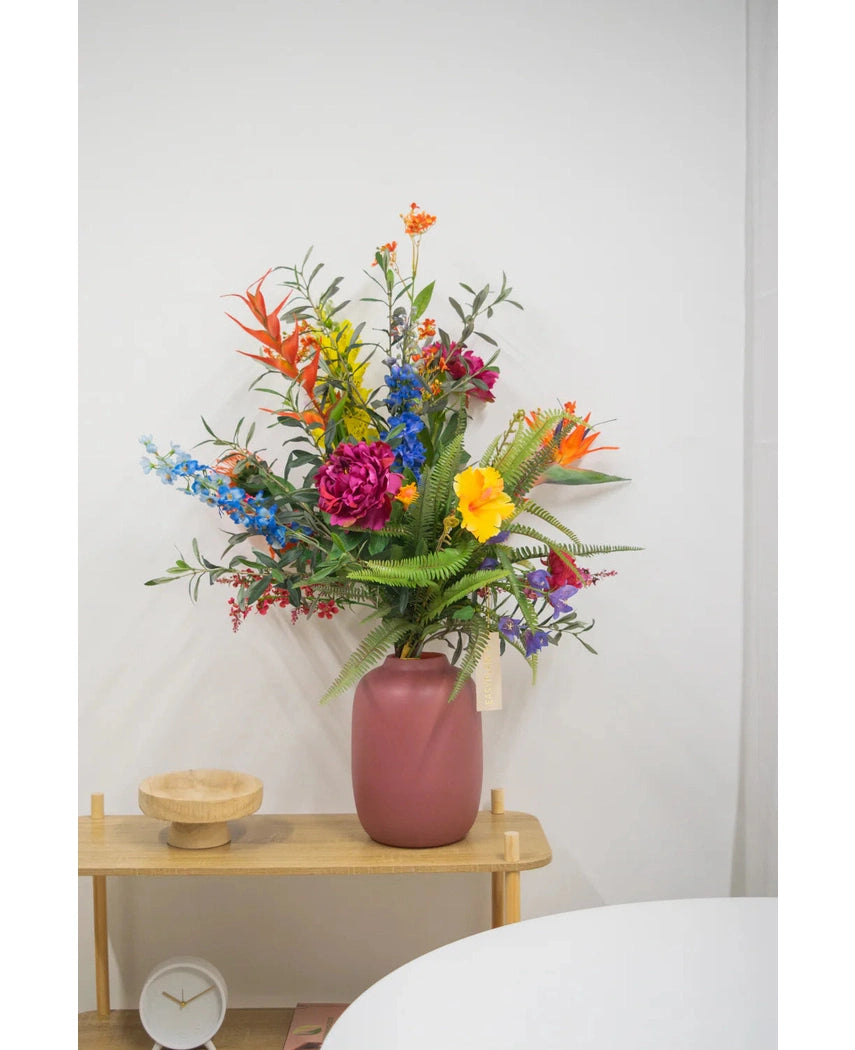 Kunstig Blomsterbukett Tropicana XL 100 cm