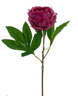 Kunstig blomst Lotuspeon Real Touch rød 58 cm