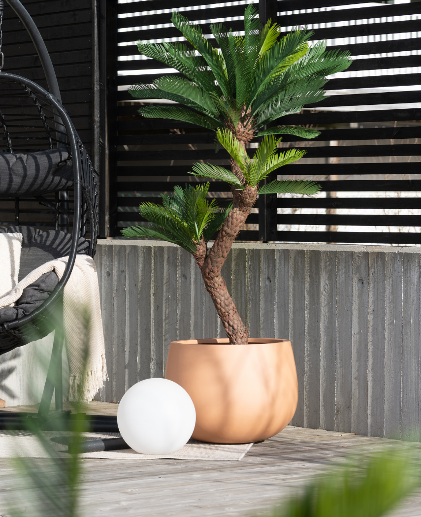 Kunstig Cycas Palme Twist UV 160cm