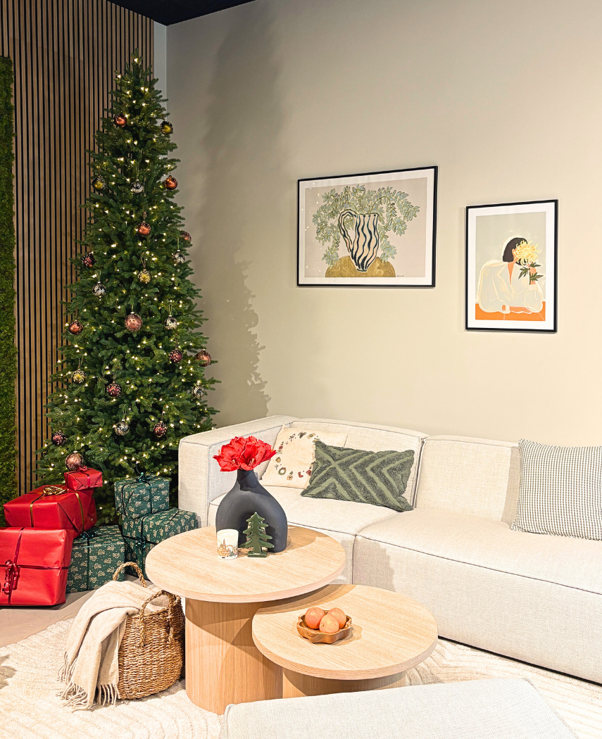 Kunstig juletre Slim Undset 100% PE - Smart LED