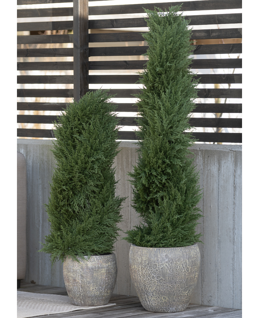 Kunstig Tuja Spiral Deluxe UV 120 cm