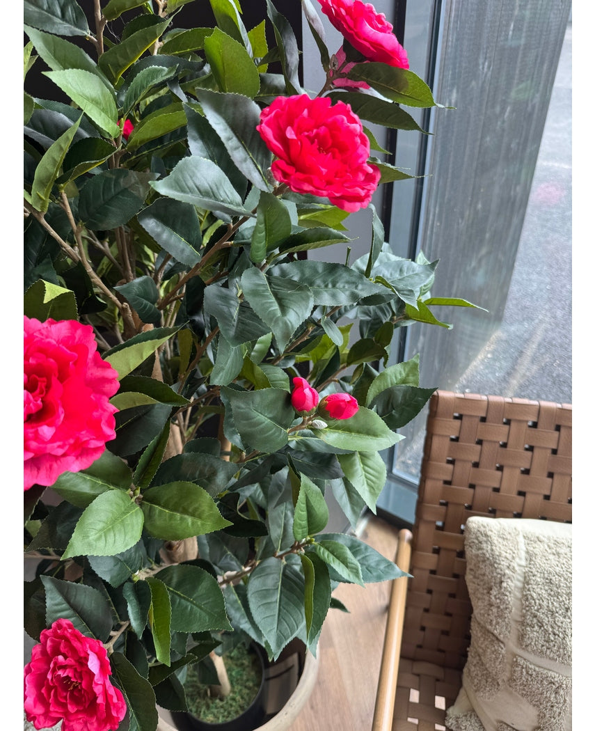 Kunstig Plante Camellia 140 cm rosa
