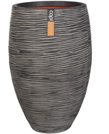 Capi Tutch Vase Elegant Deluxe Rib Antrasitt 60cm