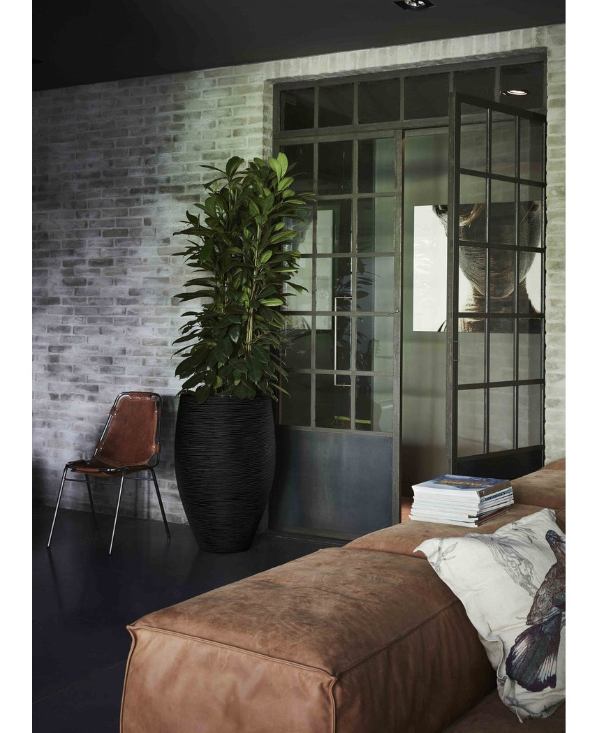 Capi Tutch Vase Elegant Deluxe Rib Sort 72cm