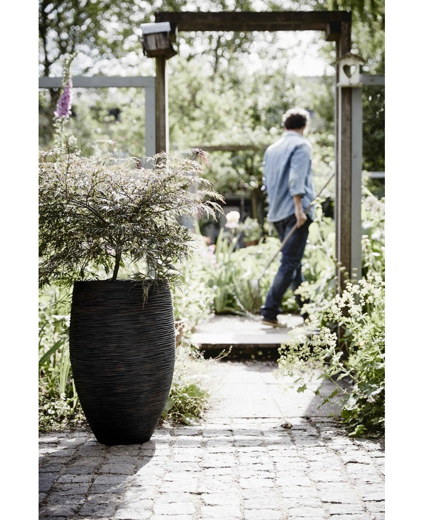 Capi Tutch Vase Elegant Deluxe Rib Sort 84cm