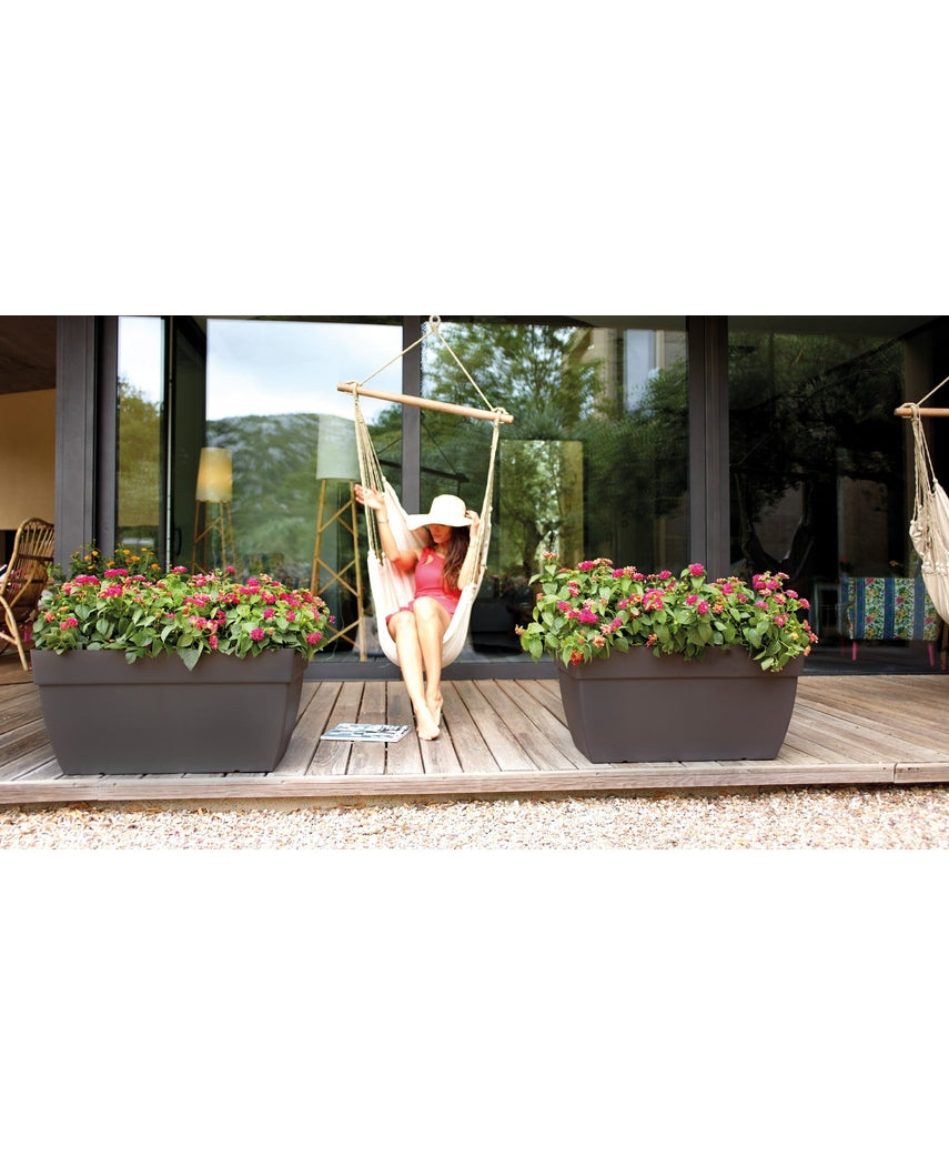 Capri XL Plante Kasse Hvit 80 cm