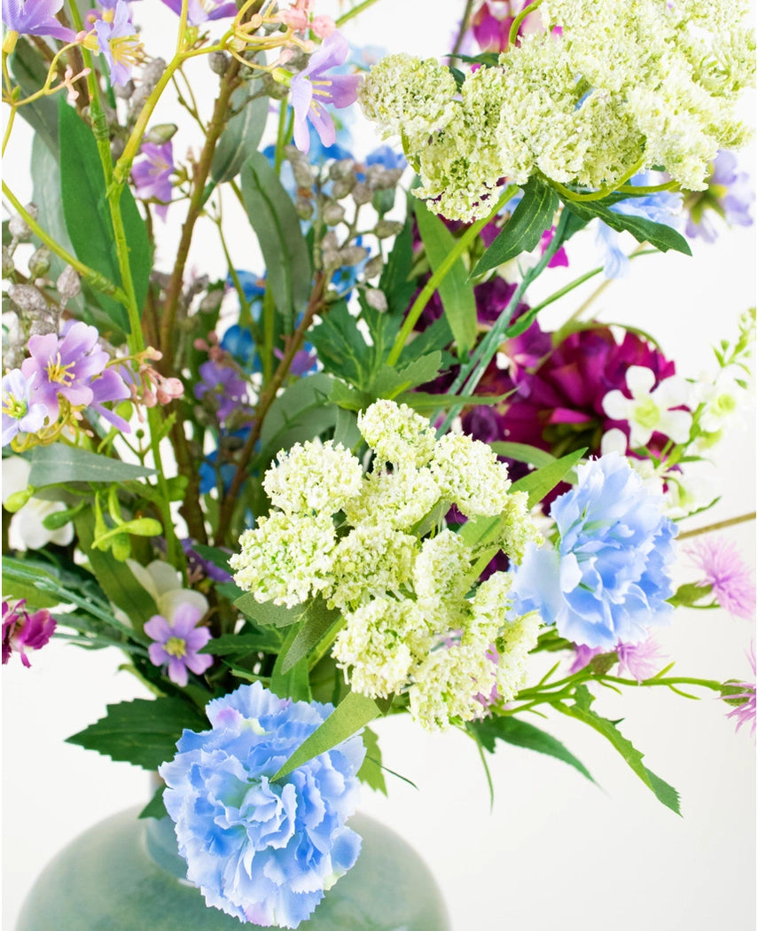 Kunstig Blomsterbukett Purple Rain 97cm