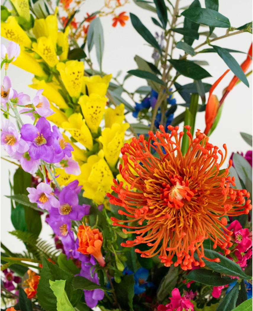 Kunstig Blomsterbukett Tropicana XL 100 cm