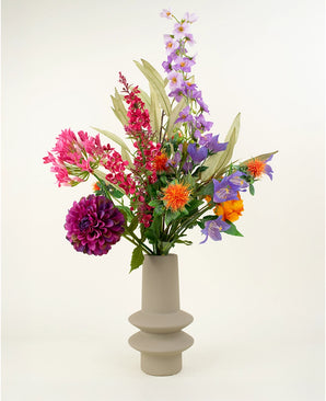 Kunstig Blomsterbukett Colourful Svenski 68 cm