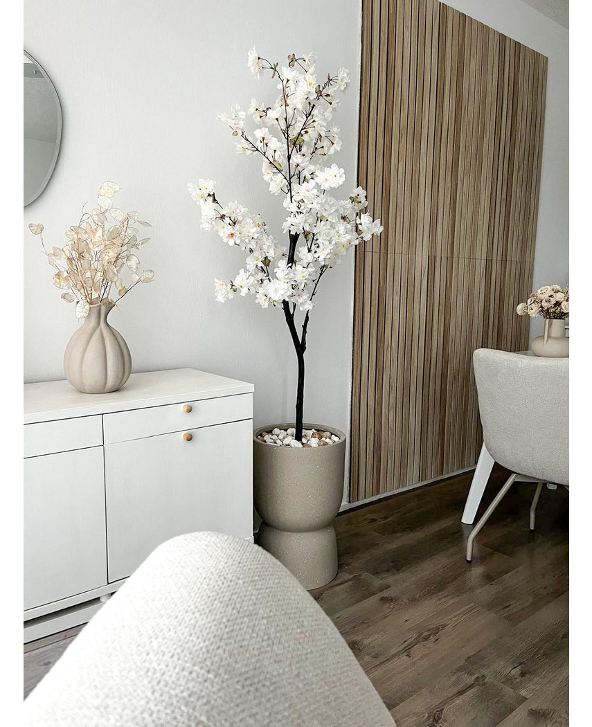 Kunstig Kirsebærtre Hvit 150 cm