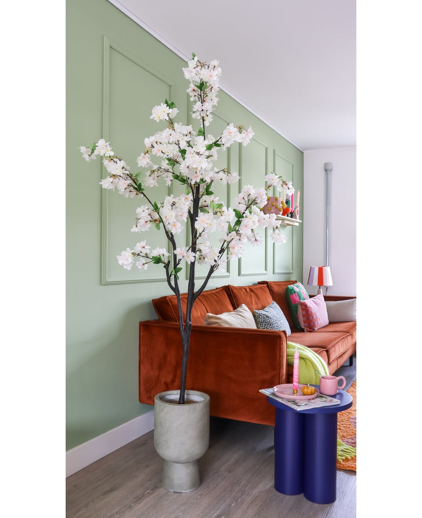 Kunstig kirsebærtre Hvit 180 cm