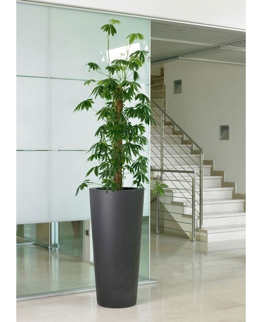 Eksklusiv Potte Sylinder Sort 75cm