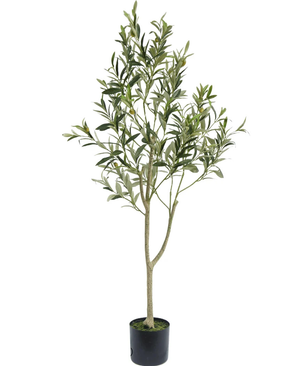 Kunstig Oliventre m/Oliven 120cm