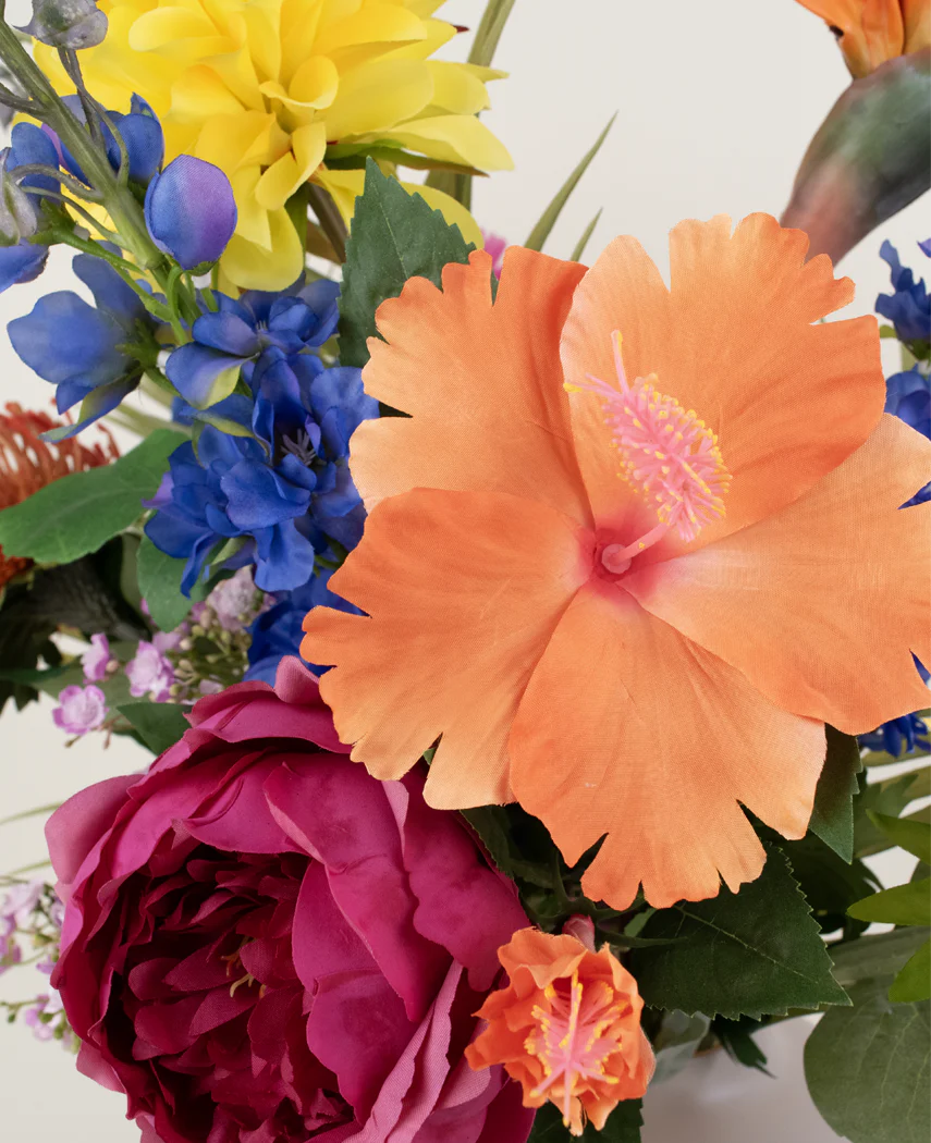 Kunstig Blomsterbukett Hibiscus Fiesta