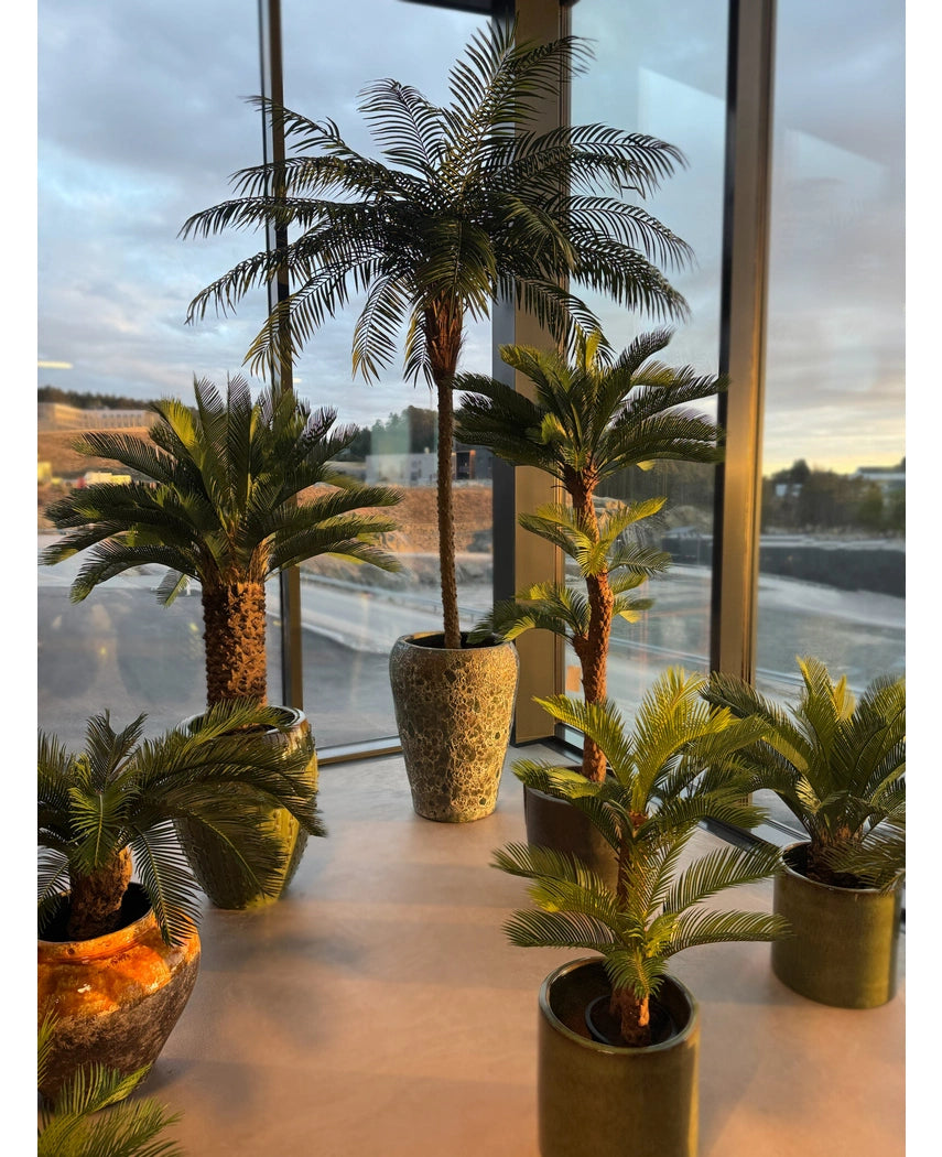 Kunstig Cycas Palme Twist UV 160cm