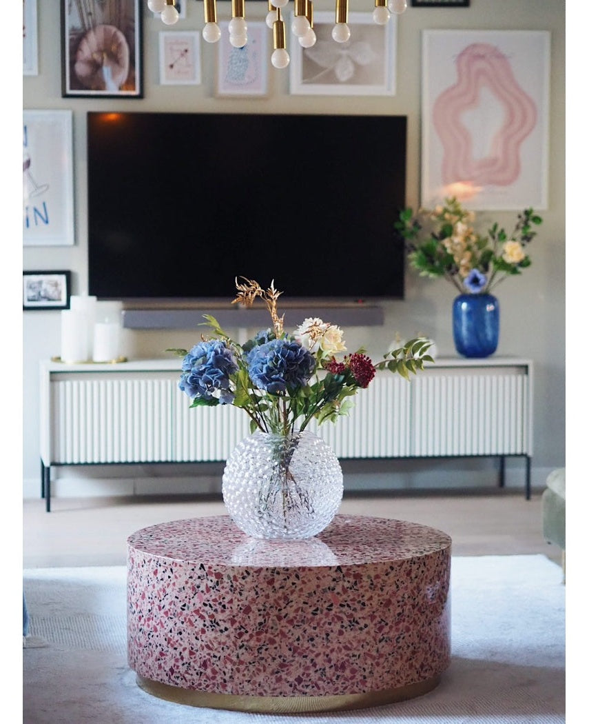 Kunstig Peon Hvit 77cm