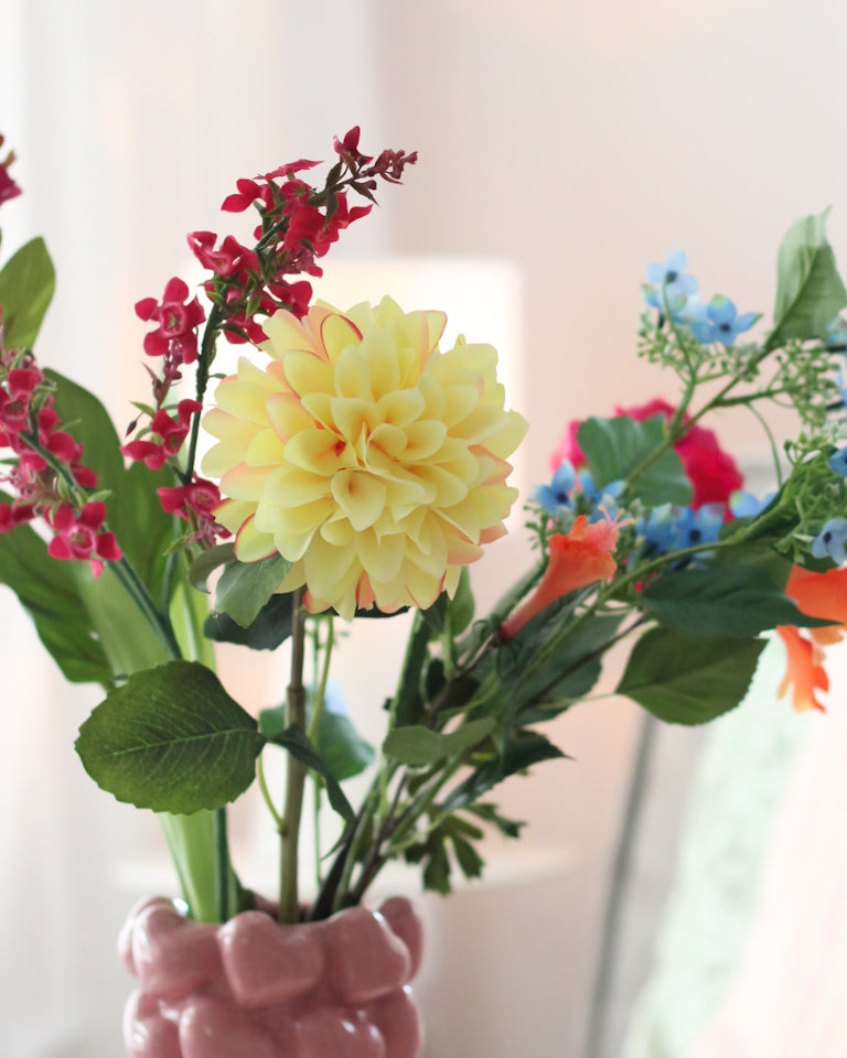 Kunstig Blomsterbukett Confetti Bloom 70 cm