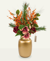 Kunstig Blomsterbukett Cozy Winter 88cm