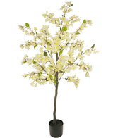 Kunstig Bougainvillea Tre Hvit 150cm