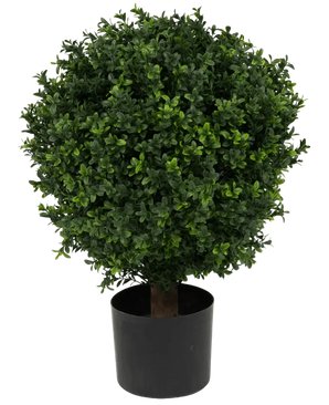 Kunstig Buksbom Ball På Stamme Romerstil 65cm