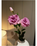 Kunstig Eustoma Real Touch Rosa 72cm