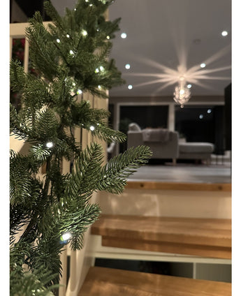 Kunstig Gran Girlander Med LED-lys 180cm