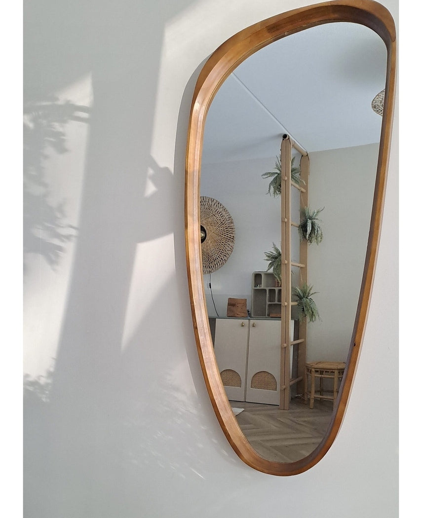 Kunstig Hengende "Frosted Fern" på kule 76cm