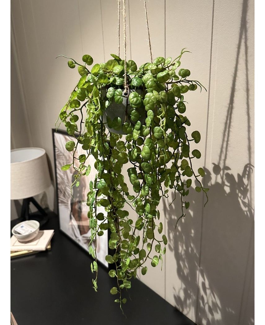 Kunstig Hengende Sukkulent i potte 53cm