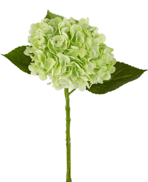 Kunstig Hortensia "Annabelle" Real Touch Grønn 55cm