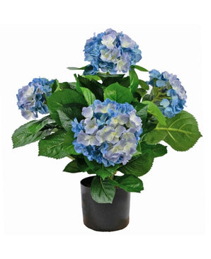 Kunstig Hortensia Deluxe Blå 43cm