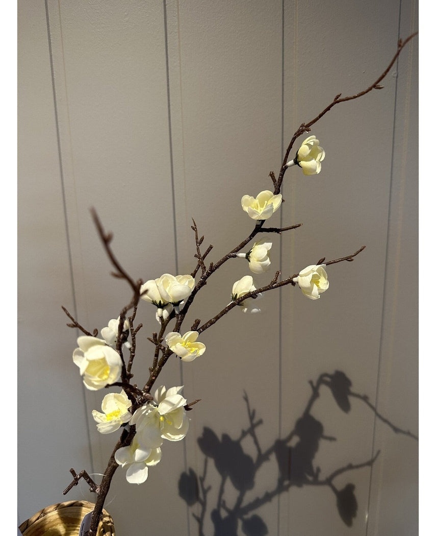 Kunstig Japansk Kirsebær Gren Hvit 78cm