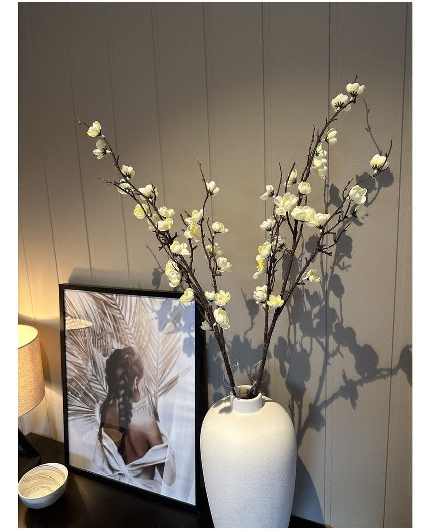 Kunstig Japansk Kirsebær Gren Hvit 94cm