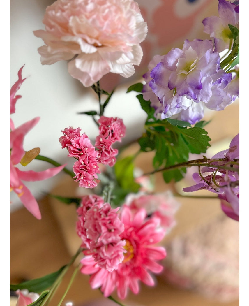 Kunstig Knerisp stilk Rosa 64cm