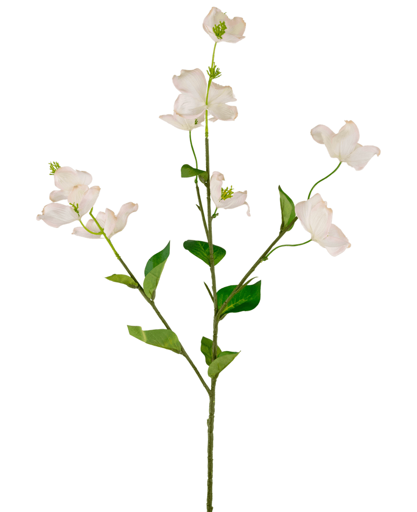 Kunstig Koreakornell Real Touch Hvit/rosa 74cm
