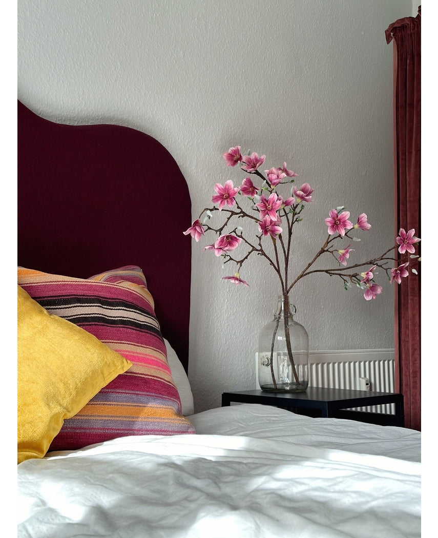 Kunstig Magnolia gren Rosa 89cm
