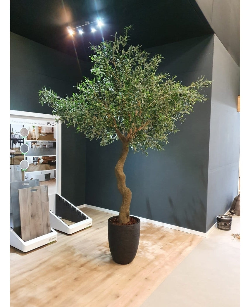 Kunstig Oliventre Gigant m/Oliven 270cm