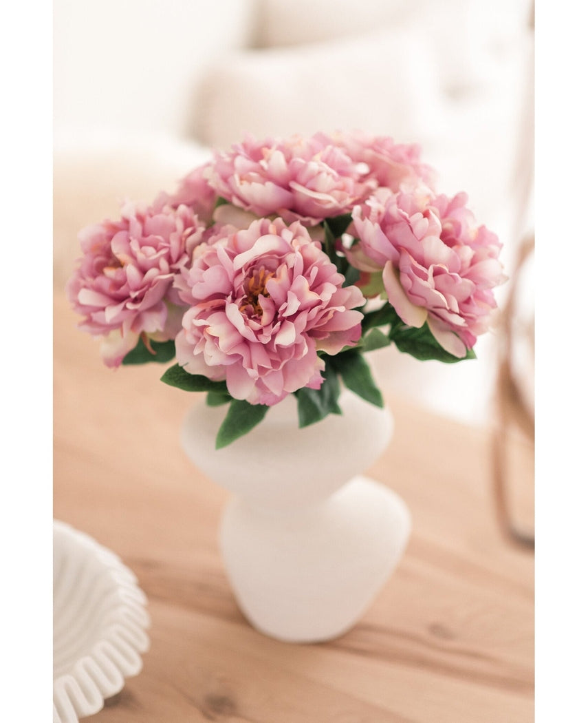 Kunstig Peonblomst Lys rosa 61cm