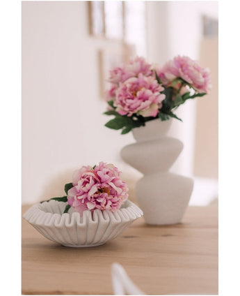 Kunstig Peonblomst Lys rosa 61cm