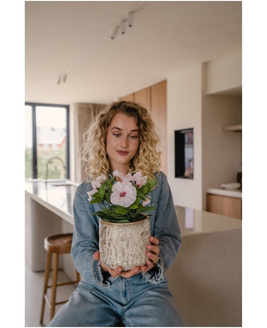 Kunstig Petunia Rosa i Potte 25cm