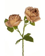 Kunstig Rose Deluxe Lys Rosa 55cm