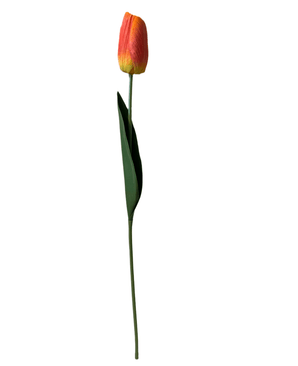 Kunstig Tulipan Real Touch Oransje 45 cm