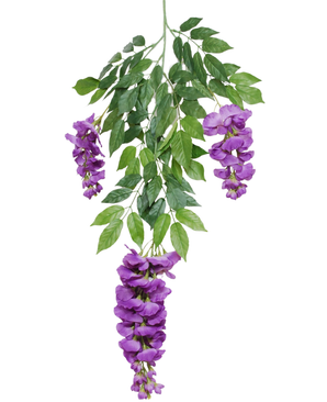 Kunstig Wisteria Gren Naomi Lilla 93cm