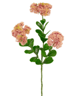 Kunstig gren Sedum 56 cm lys rosa