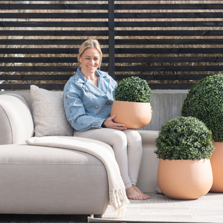 ambiplants er spesialist på kunstige planter, og nå er det høysesong for våre utendørsplanter