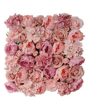 Kunstig blomstervegg